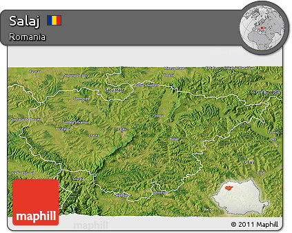 Satellite 3D Map of Salaj