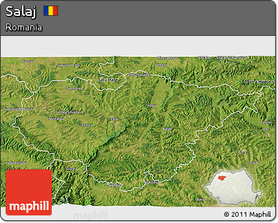 Satellite 3D Map of Salaj