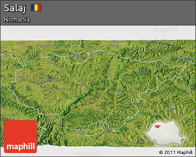 Satellite 3D Map of Salaj