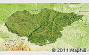 Satellite 3D Map of Salaj, physical outside