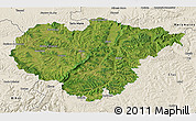 Satellite 3D Map of Salaj, shaded relief outside