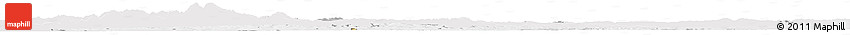 Silver Style Horizon Map of Salaj, single color outside