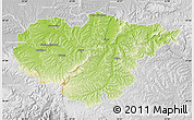 Physical Map of Salaj, lighten, desaturated