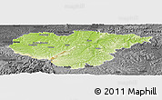 Physical Panoramic Map of Salaj, darken, desaturated