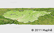 Physical Panoramic Map of Salaj, satellite outside