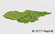 Satellite Panoramic Map of Salaj, cropped outside