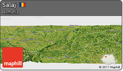 Satellite Panoramic Map of Salaj