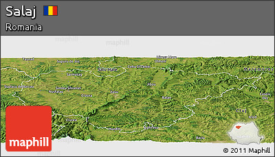 Satellite Panoramic Map of Salaj