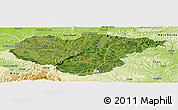 Satellite Panoramic Map of Salaj, physical outside