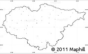 Blank Simple Map of Salaj, cropped outside, no labels