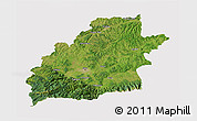 Satellite 3D Map of Sibiu, cropped outside