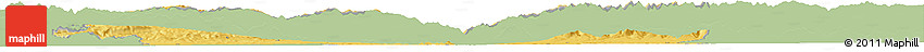 Savanna Style Horizon Map of Sibiu, single color outside