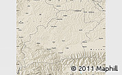 Shaded Relief Map of Sibiu