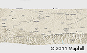 Shaded Relief Panoramic Map of Sibiu