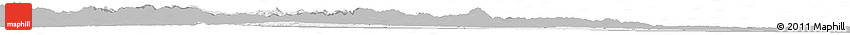 Gray Horizon Map of Suceava, single color outside