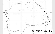 Blank Simple Map of Suceava, cropped outside, no labels