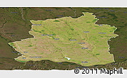 Satellite Panoramic Map of Teleorman, darken