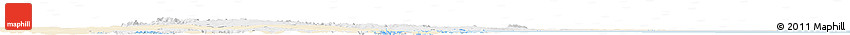 Classic Style Horizon Map of Tulcea, single color outside