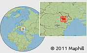 Savanna Style Location Map of Vaslui