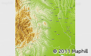 Physical Map of Vrancea