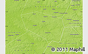 Physical Map of Komarichskiy