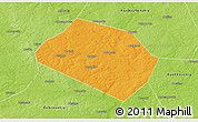 Political 3D Map of Rognedinskiy, physical outside