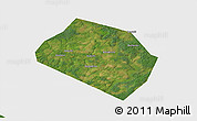 Satellite 3D Map of Rognedinskiy, single color outside