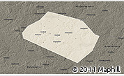 Shaded Relief 3D Map of Rognedinskiy, darken