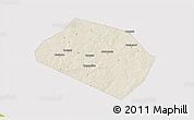 Shaded Relief 3D Map of Rognedinskiy, single color outside