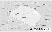 Silver Style 3D Map of Rognedinskiy