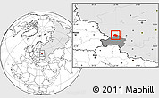 Blank Location Map of Rognedinskiy, highlighted country, highlighted parent region