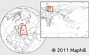 Blank Location Map of Rognedinskiy, highlighted parent region, highlighted grandparent region, within the entire country