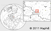 Blank Location Map of Rognedinskiy, highlighted parent region