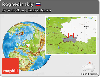 Physical Location Map of Rognedinskiy, highlighted parent region, highlighted grandparent region