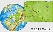 Physical Location Map of Rognedinskiy