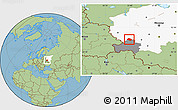 Savanna Style Location Map of Rognedinskiy, highlighted parent region, highlighted grandparent region