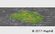Satellite Panoramic Map of Rognedinskiy, desaturated