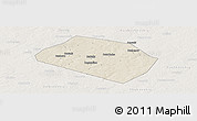 Shaded Relief Panoramic Map of Rognedinskiy, lighten