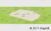 Shaded Relief Panoramic Map of Rognedinskiy, physical outside