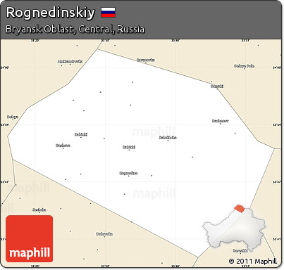 Classic Style Simple Map of Rognedinskiy