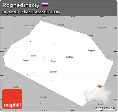 Gray Simple Map of Rognedinskiy