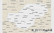 Classic Style 3D Map of Kaluga Oblast