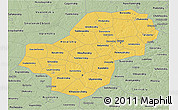 Savanna Style 3D Map of Kaluga Oblast