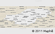 Classic Style Panoramic Map of Kaluga Oblast