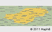 Savanna Style Panoramic Map of Kaluga Oblast