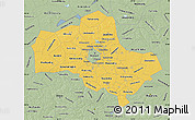 Savanna Style Map of Moscow Oblast