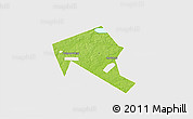 Physical 3D Map of Mytischinskiy, single color outside