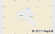 Classic Style Map of Mytischinskiy, single color outside
