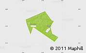 Physical Map of Mytischinskiy, single color outside
