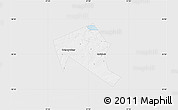 Silver Style Map of Mytischinskiy, single color outside